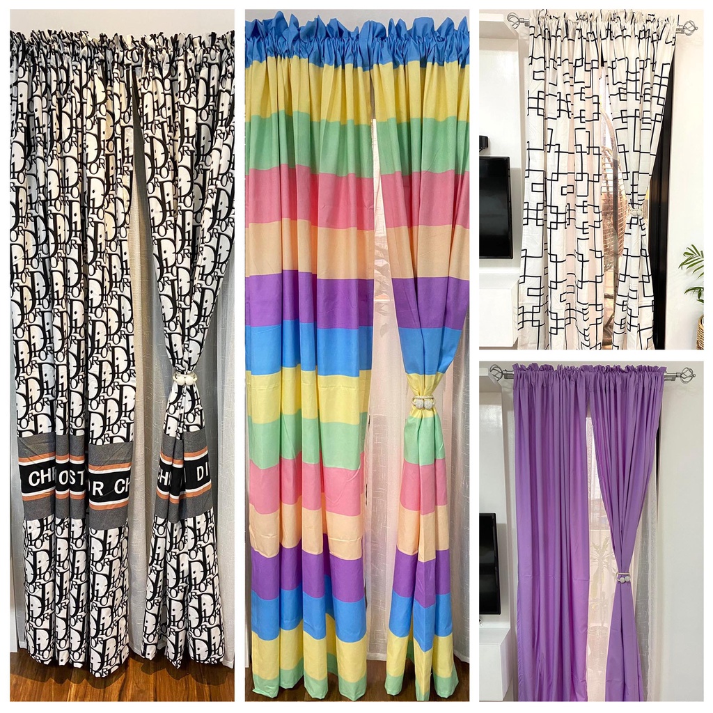 Canadian Curtains (NonRing) Sold Per Piece 55x85 Inches Shopee