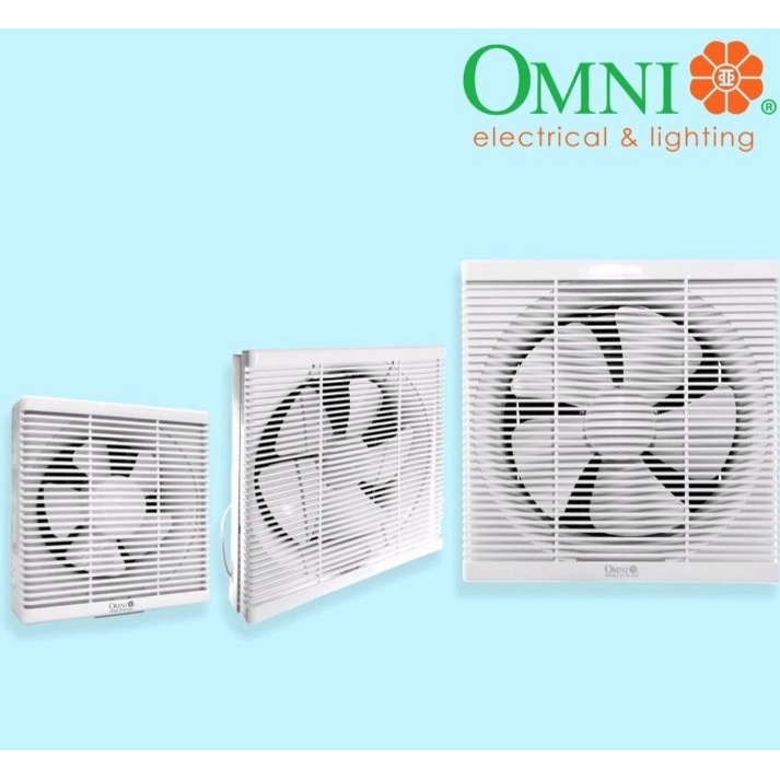 OMNI Wall Mounted Exhaust Fan XFW2008", XFW25010", XFW30012