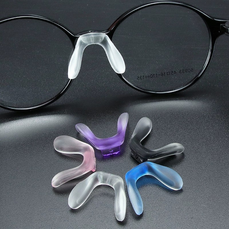 Glasses Silicone Nose Pads Integrated Saddle Nose Pad Insert Card Type