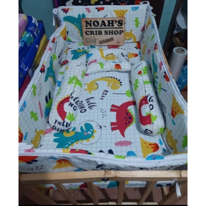 Foam with Bumper+ pillow set for crib 22x36(CRIB NOT INCLUDE) Shopee Philippines