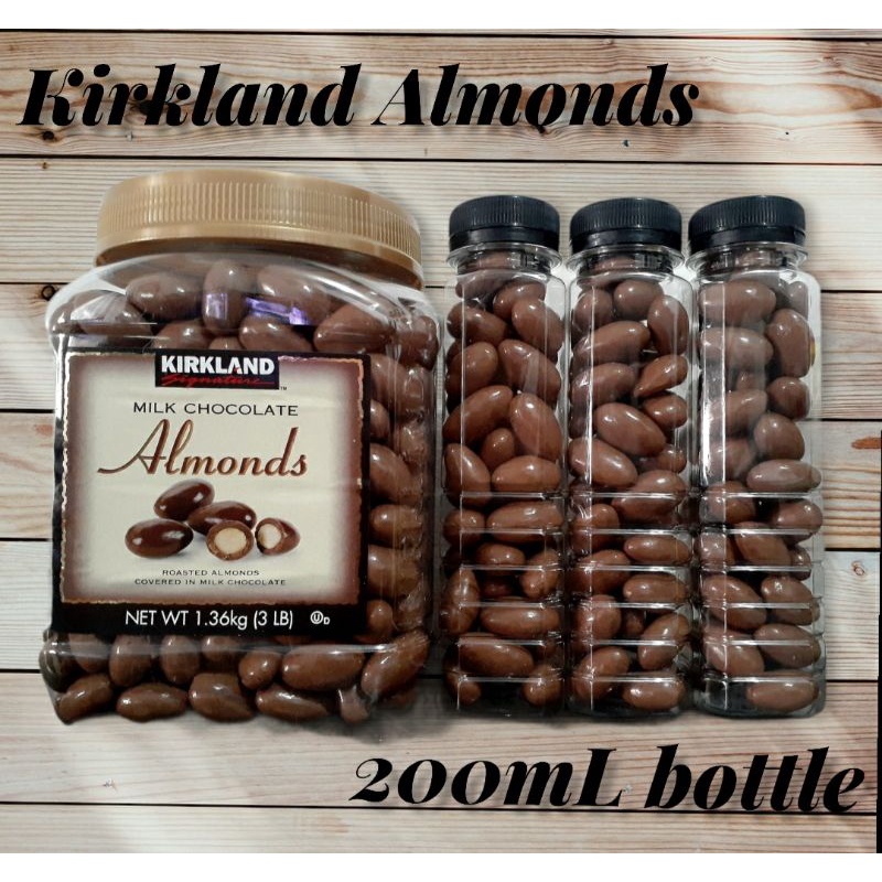 Kirkland Milk Chocolate Almonds 200mL bottle Shopee Philippines