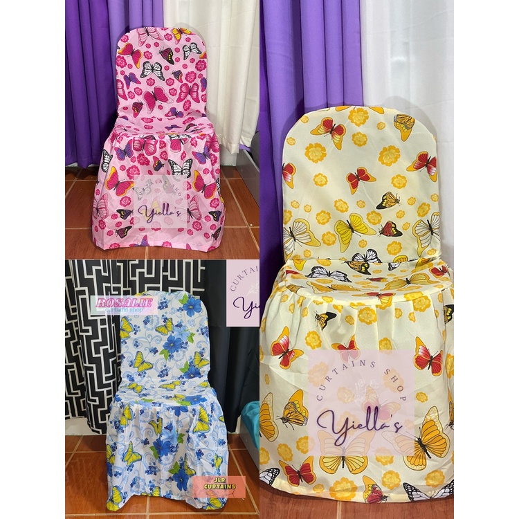 BUTTERFLY Monoblock Chair Cover Standard Shopee Philippines