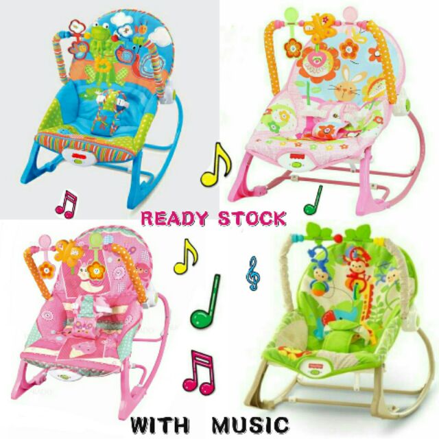 Portable Baby rocker/Baby rocker (With muzik) Shopee Philippines