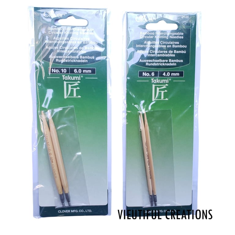 Clover Takumi Interchangeable Circular Knitting Needles Shopee