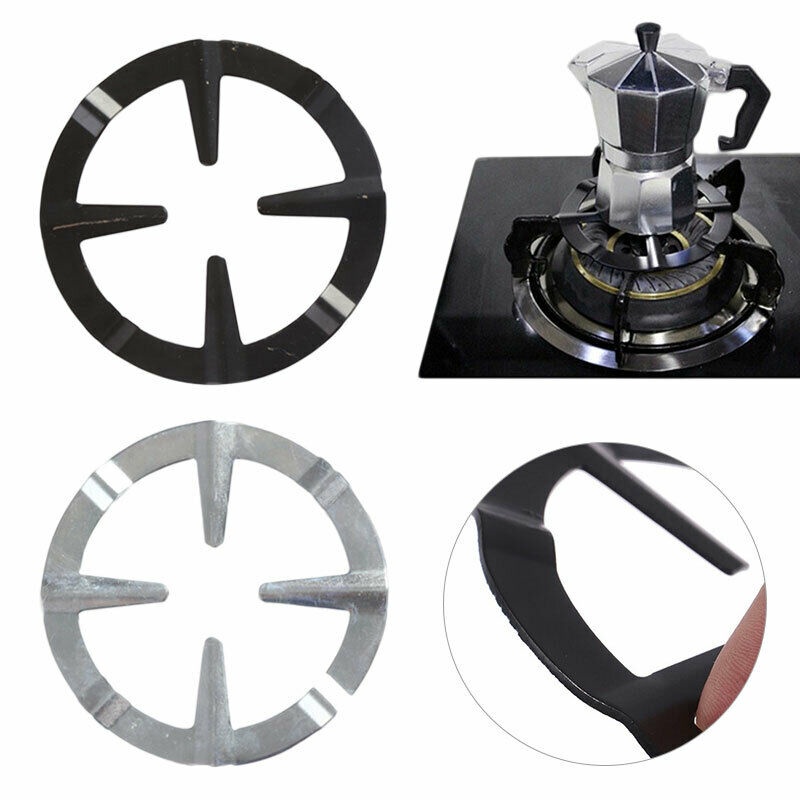 Iron Gas Stove Cooker Plate Coffee Moka Pot Stand Reducer Ring Holder