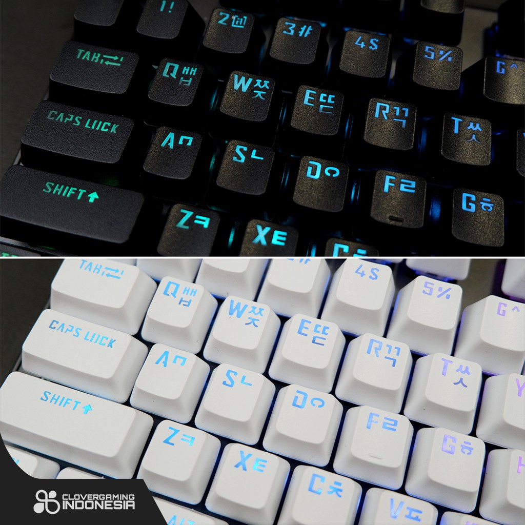 Korean CLV Keycaps Hangul Layout Mechanical Keyboard Hangeul Korean