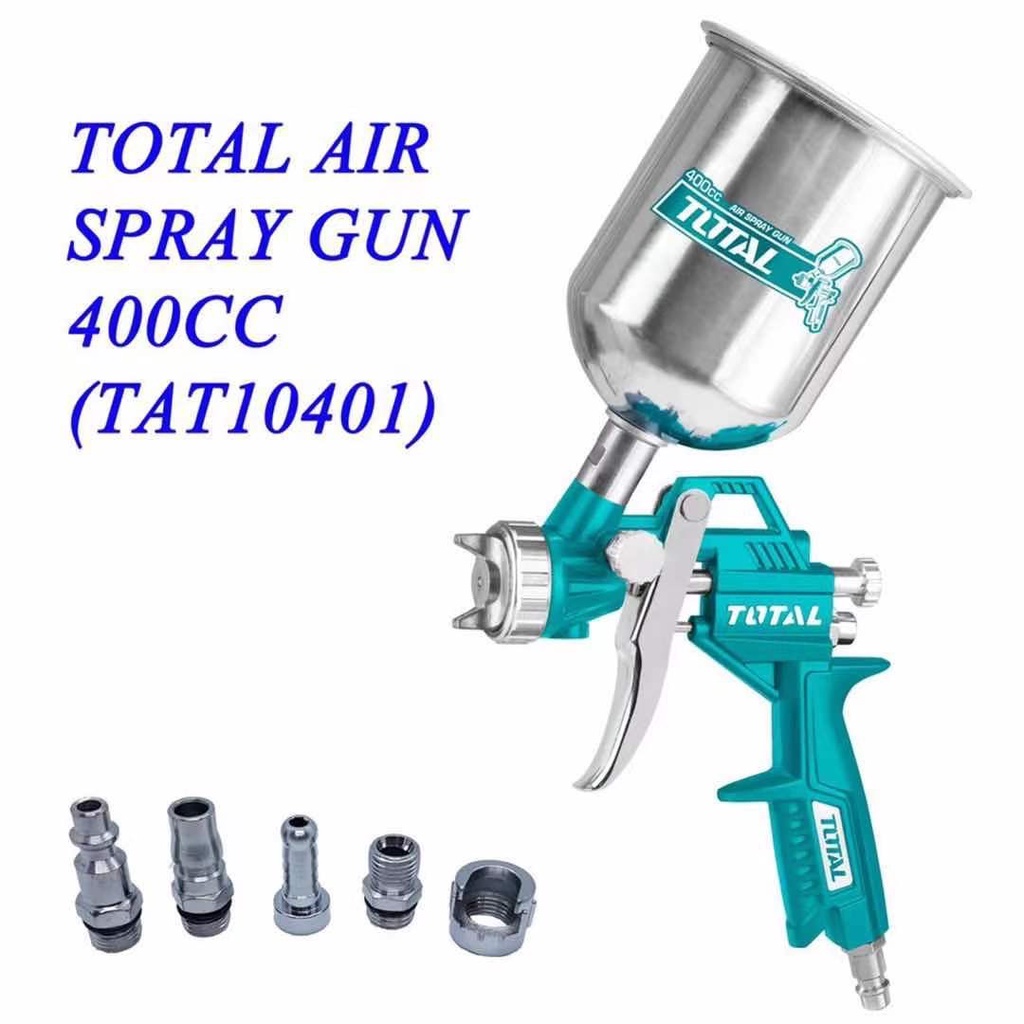 TOTAL TAT10401 SPRAY GUN 400CC 1.5mm spray gun for paint air paint