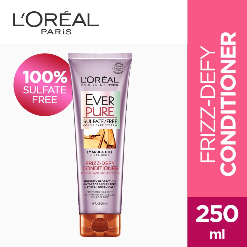 L'OREAL Ever Pure FrizzDefy Conditioner 250ml Shopee Philippines
