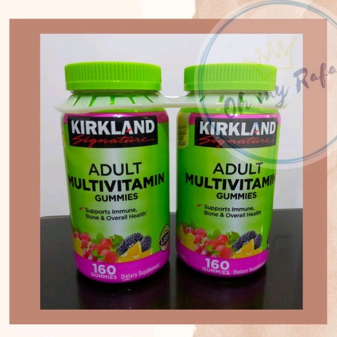 KIRKLAND SIGNATURE ADULT MULTIVITAMIN, 160 GUMMIES Shopee Philippines