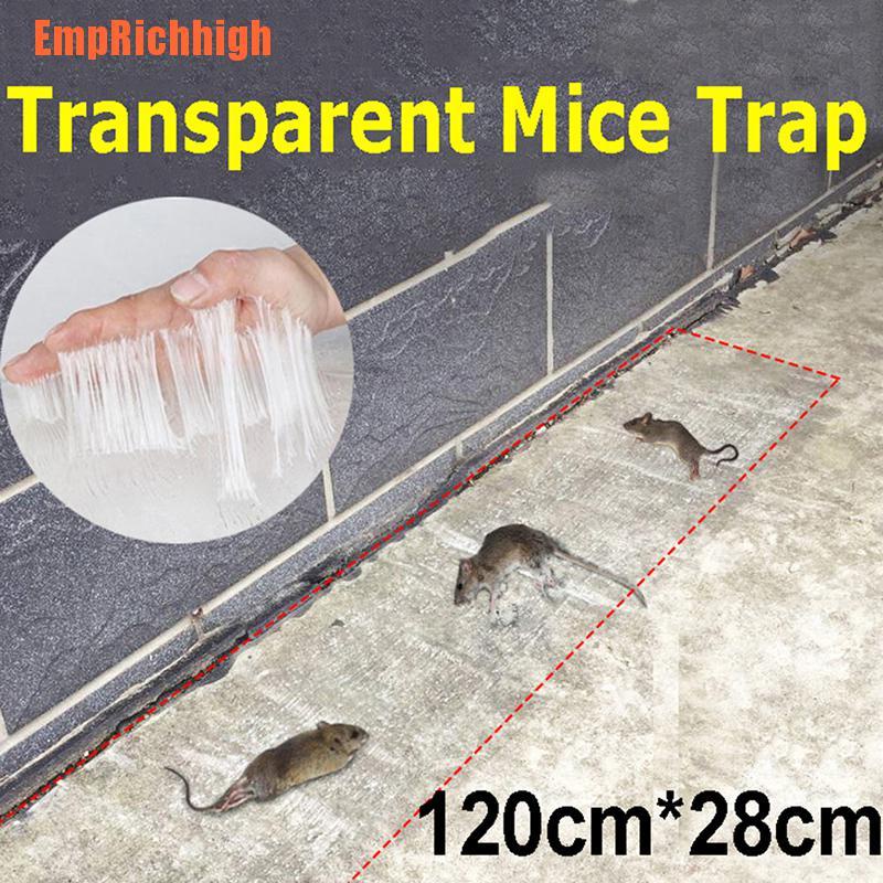 QrhYK>120 X 28Cm Rodents Moles Trap Rat Mice Trap Clear Invisible Mouse