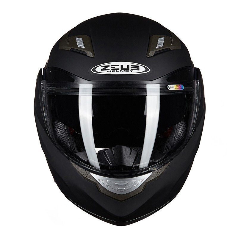 zeus（ZEUS）Motorcycle Helmet Men's and Women's Double Lens Modular