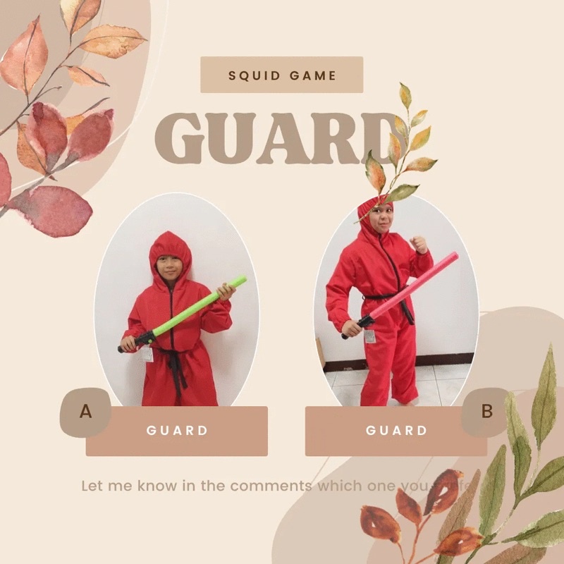 Cali Shoppe Ph Squid game Costume Halloween Costume Kids PPE