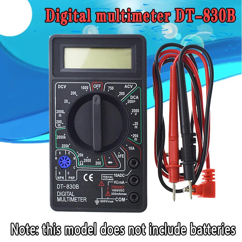 DT830B Digital Voltmeter Ohmmeter Ammeter Multimeter Handheld Tester