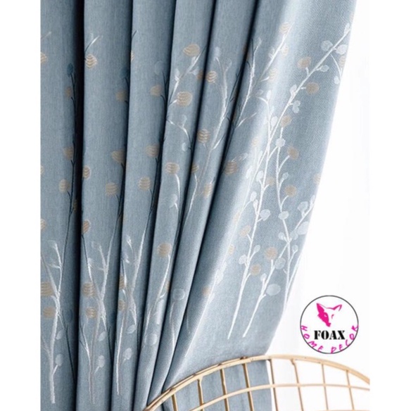 1PC (7ft) Blackout Curtains For Living Room Bedroom Solid Curtains