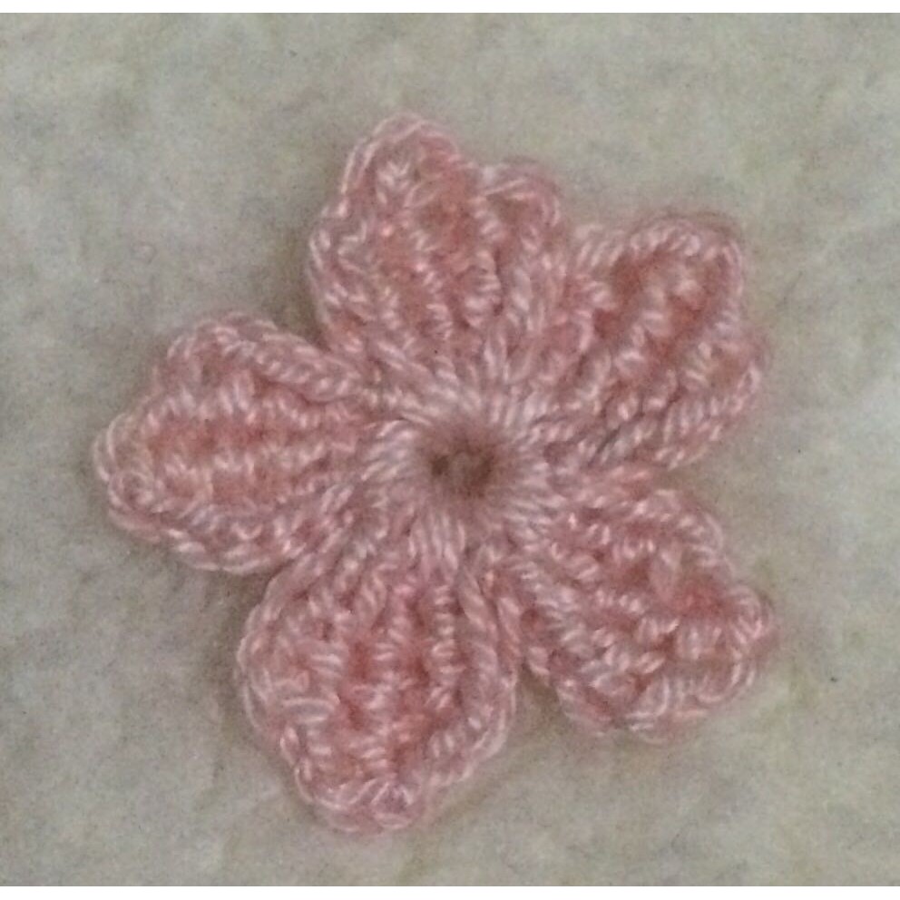 crochet cherry blossom sakura flower appliqués Shopee Philippines