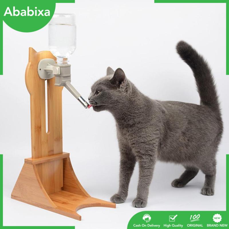 No Drip Dog Water Bottle Holder Feeding Waterer Bracket For Small