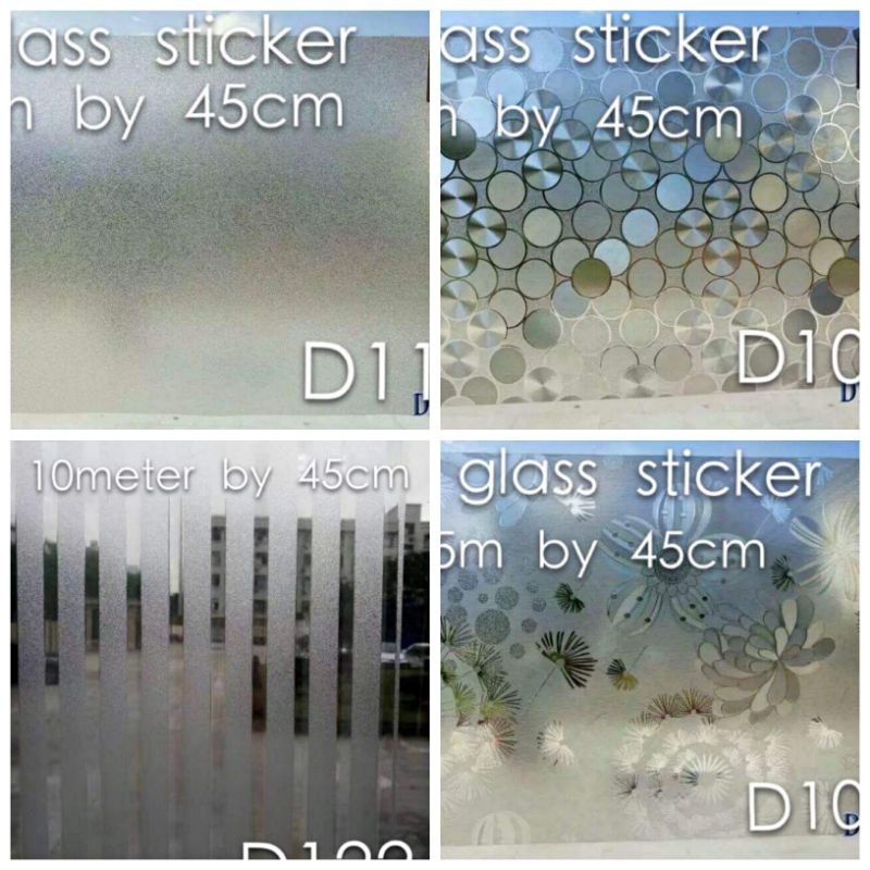 Free Glue Frosted Glass Stickers Bathroom Window Sticker Office