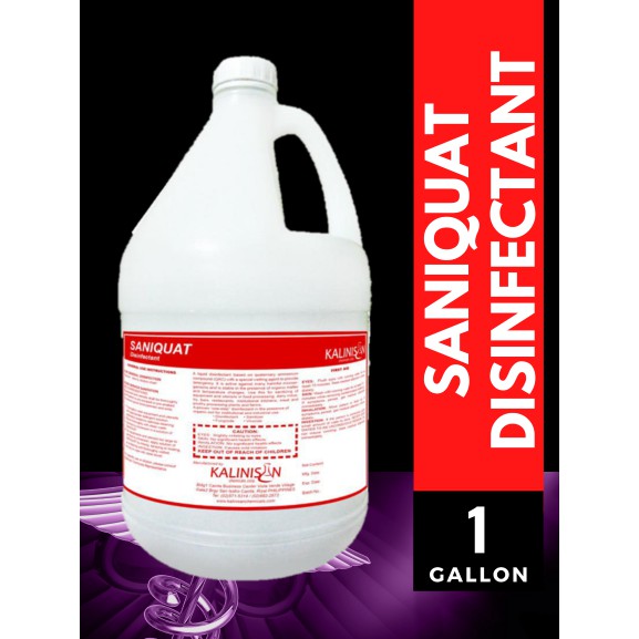 Kalinisan SANIQUAT MQ4 1 GALLON Multiquat Disinfectant Food Grade