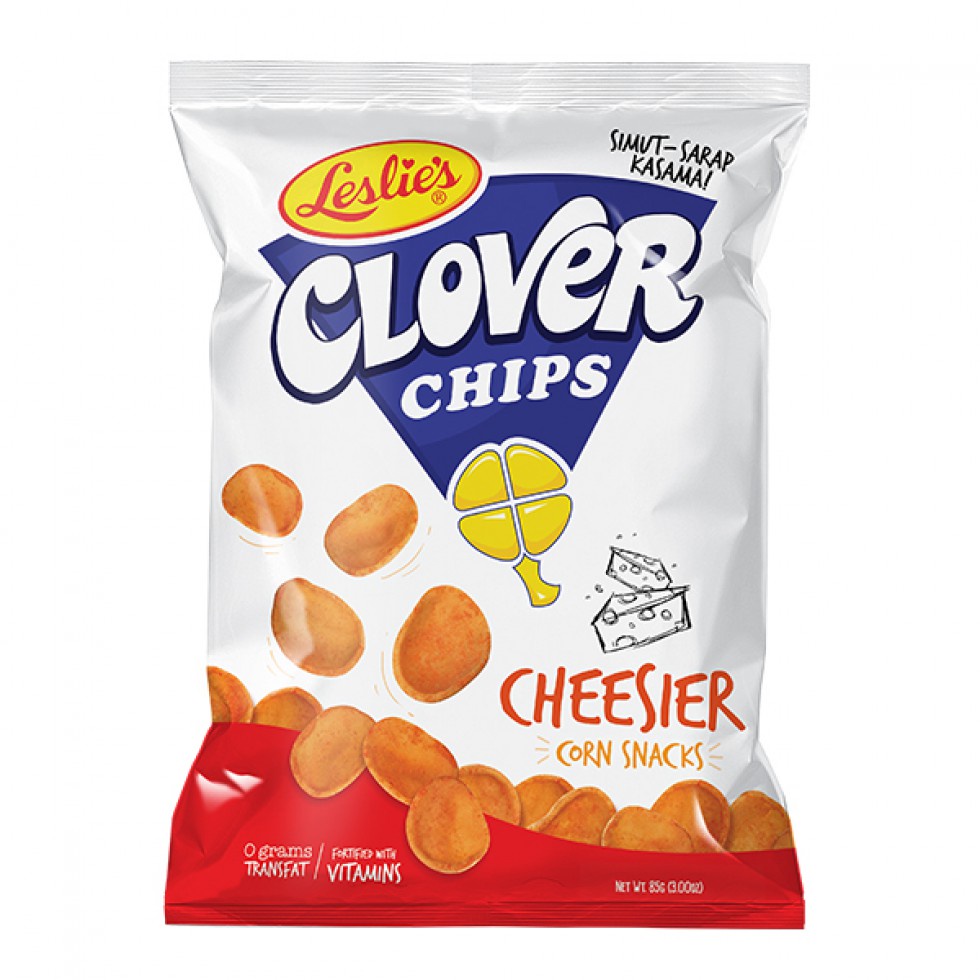 Clover Chips Cheesier Corn Snack 85g Shopee Philippines