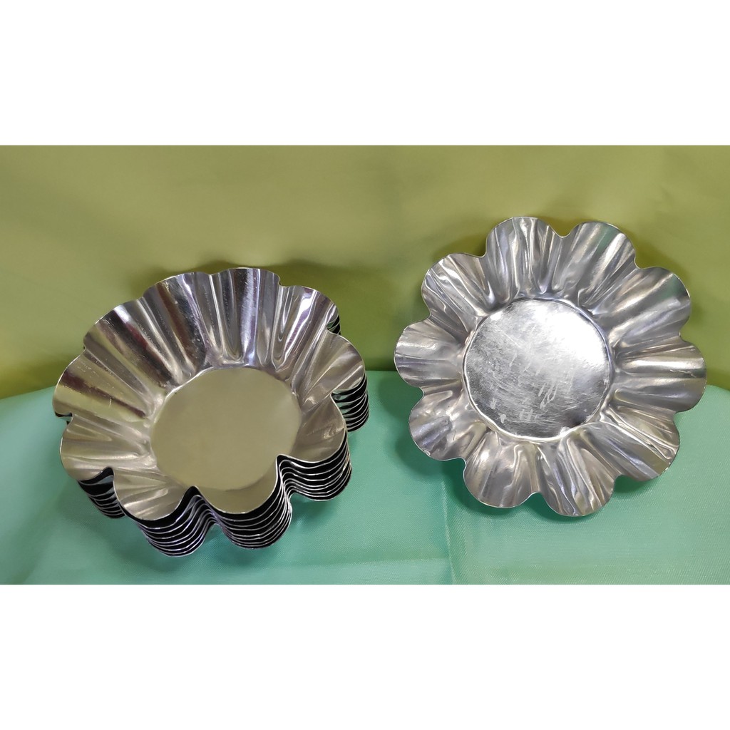 Aluminum Flower Mamon Cupcake Puto Bibingka Tart Molder Size 5 in 10