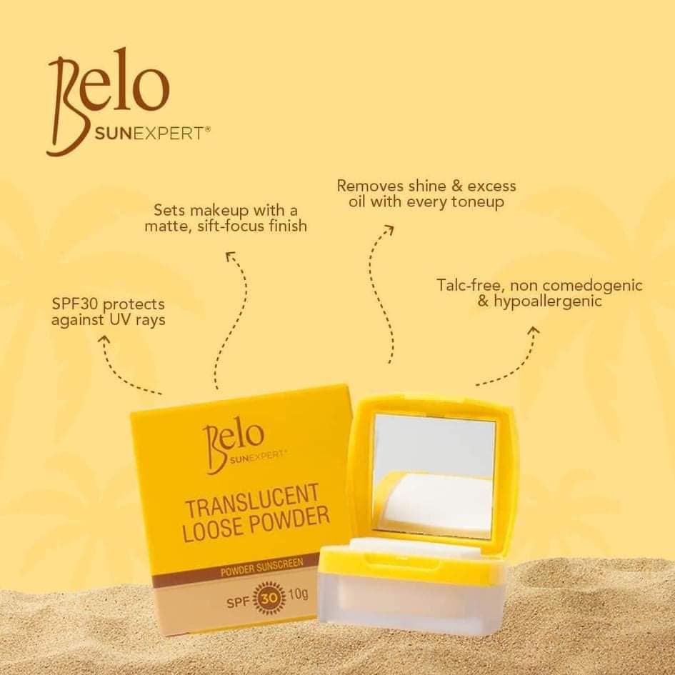 BELO Sun Expert Translucent Loose Powder Sunscreen SPF 30 10g Shopee Philippines