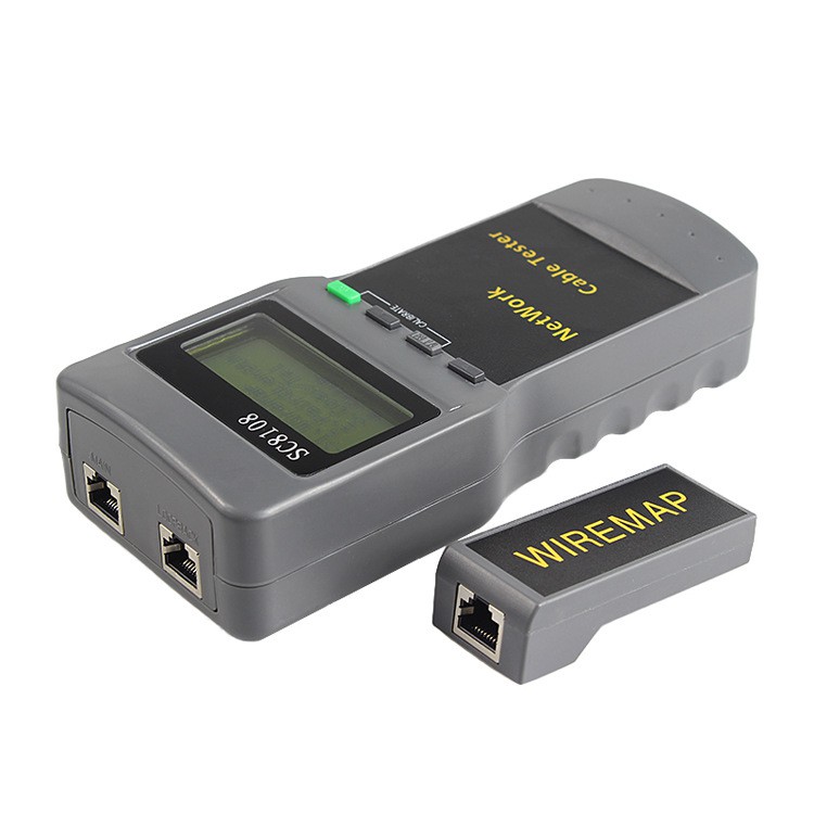 SC8108 Portable Wireless Network Cable Tester Digital Network LAN Phone