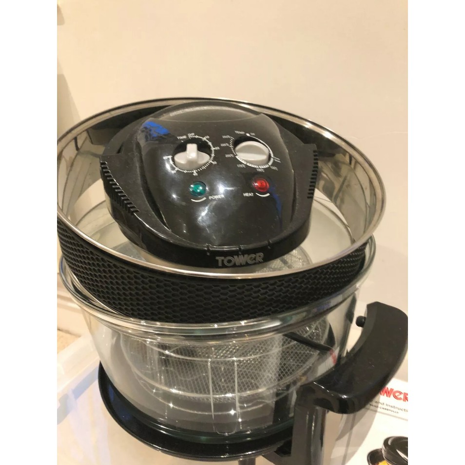 Brand New Original Tower Airwave T14001 Low Fat 17L 1300 Watt Air Fryer Black Shopee Philippines