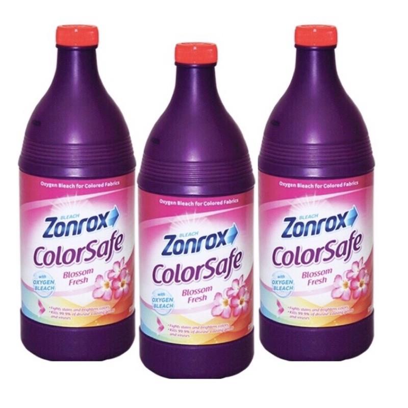Laundry Care๑﹍Zonrox Color Safe Blossom Fresh Bleach 900 mL Shopee