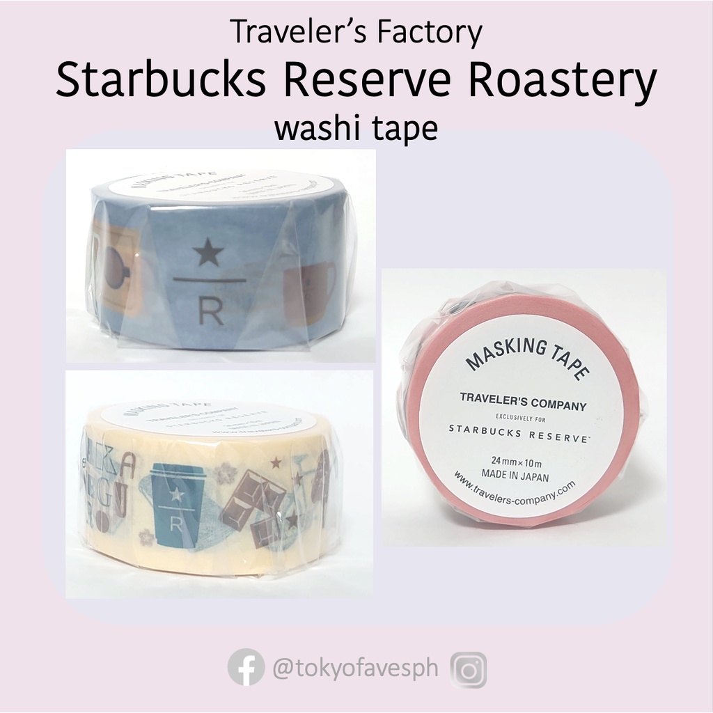 Traveler's Factory Starbucks Reserve Roastery washi tape Shopee