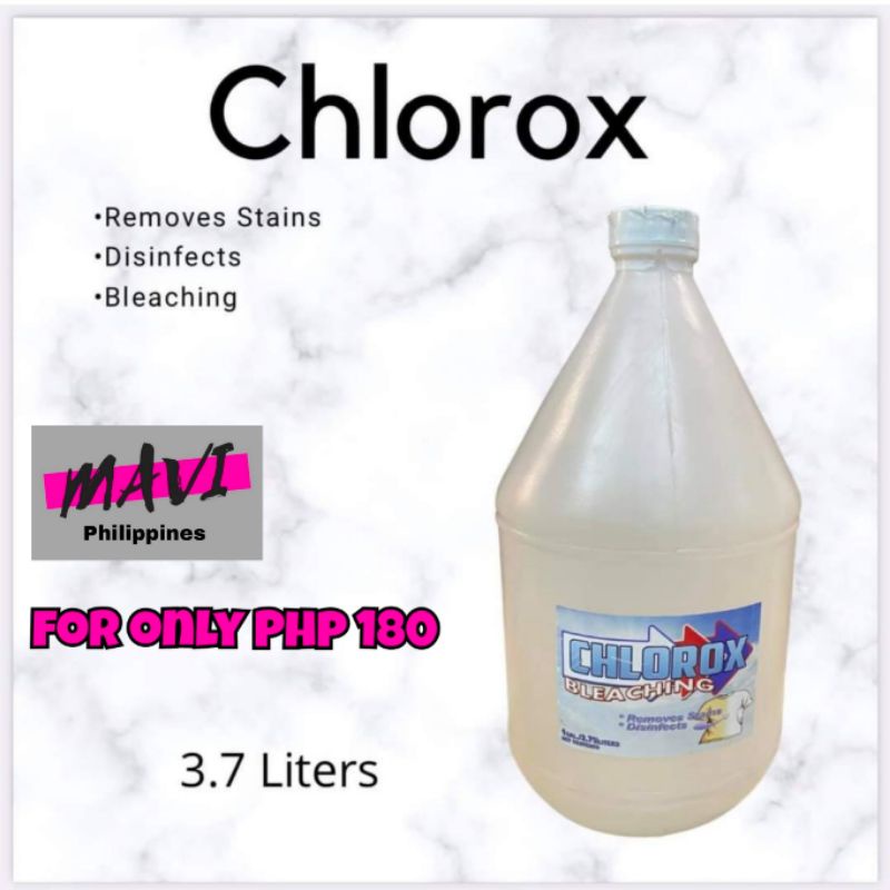CHLOROX Gallon 3.75 Liters Shopee Philippines