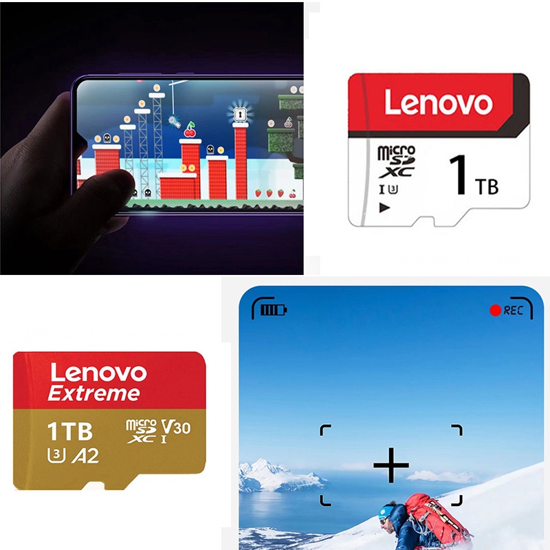 Lenovo Memory Card 1TB Multiple Models High Speed Class 10 Micro Sd