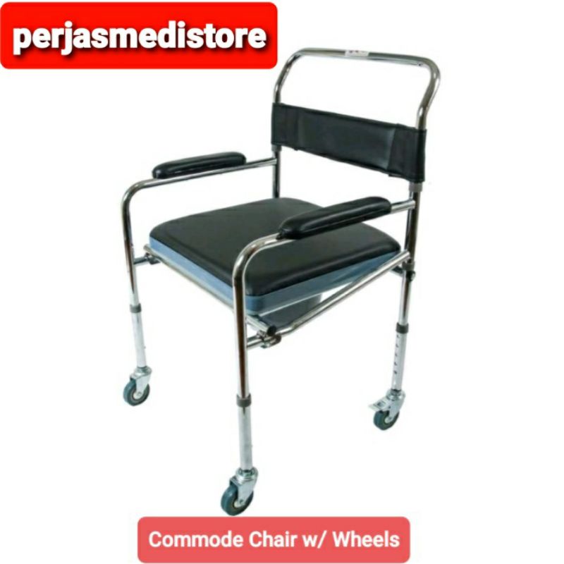 Quality Commode Chair with Wheels and Foam Shopee Philippines