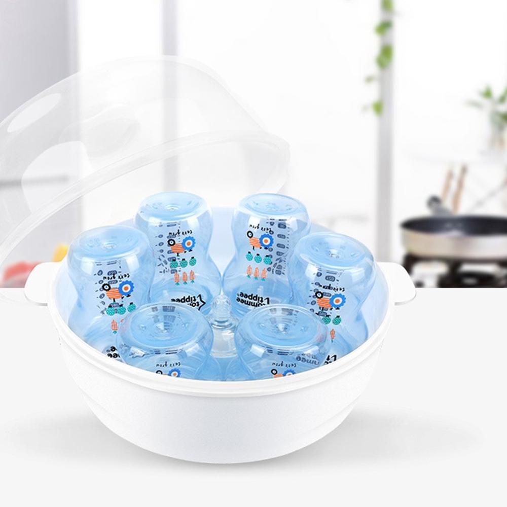 Baby Microwave Bottle High Temperature Disinfection Nipple Box