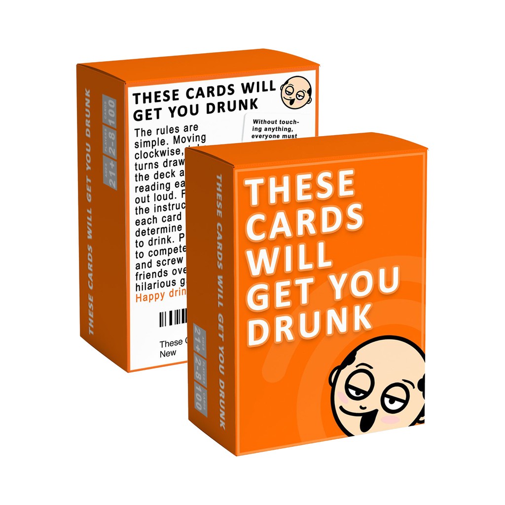 These Cards Will Get You Drunk Adult Drinking Game Playing Cards
