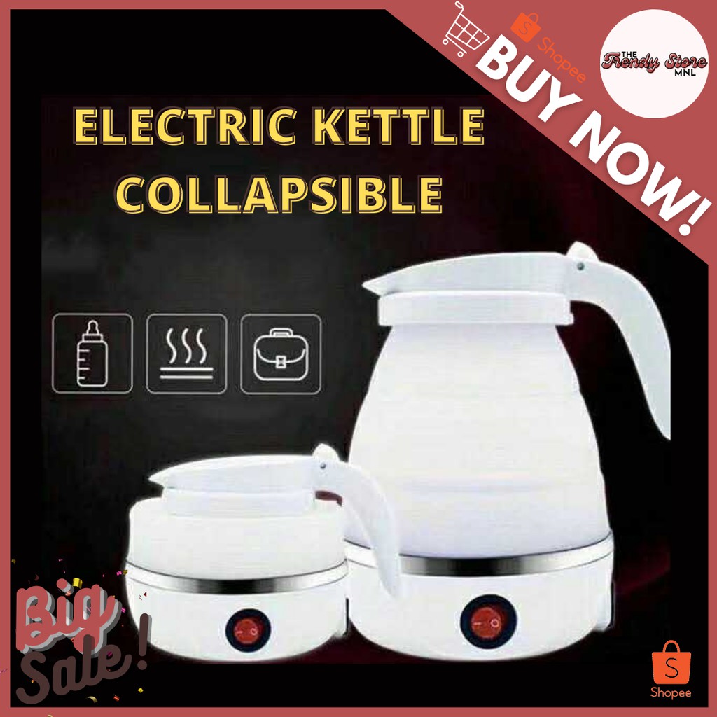 Silicone Travel Folding Electric Kettle 0.5 Liter Mini Collapsible