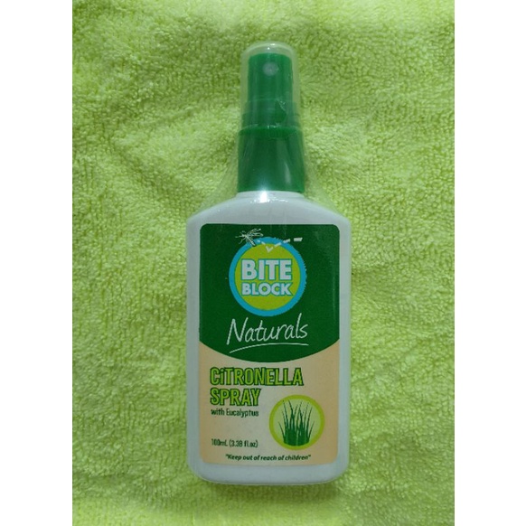 Bite Block naturals citronella spray with eucalyptus 100ml Shopee Philippines