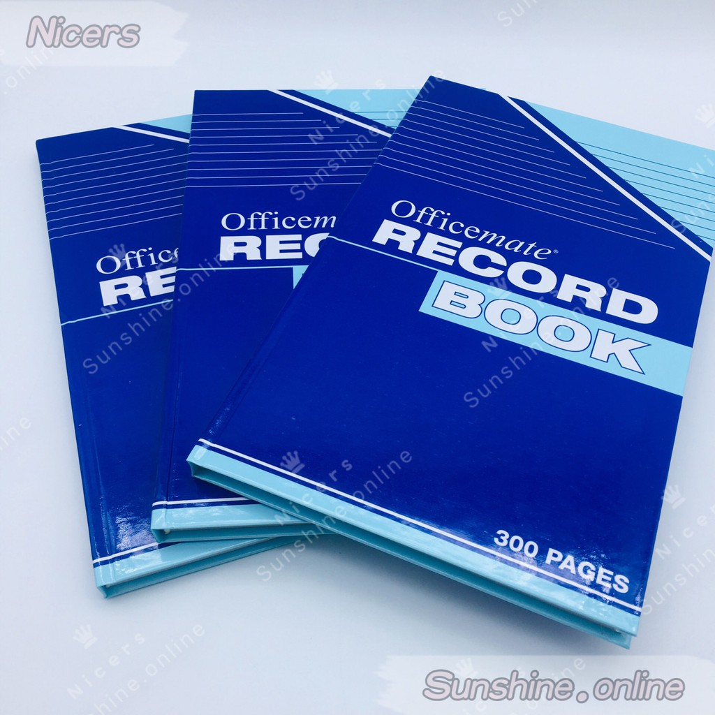 300pages Officemate Record book Shopee Philippines
