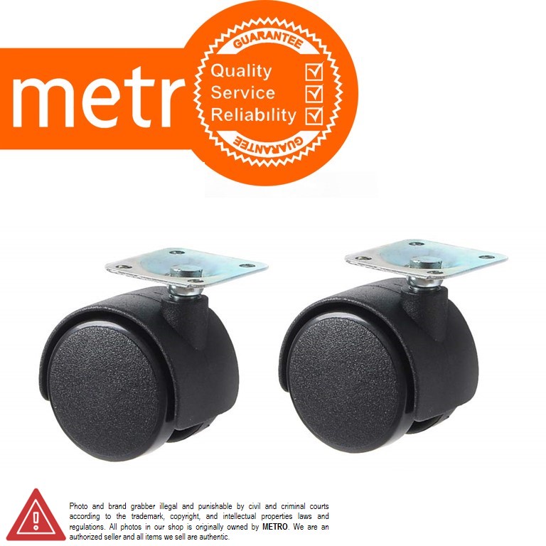 Caster 4 pcs Office Swivel Chair replacement parts PLATE Type heavy