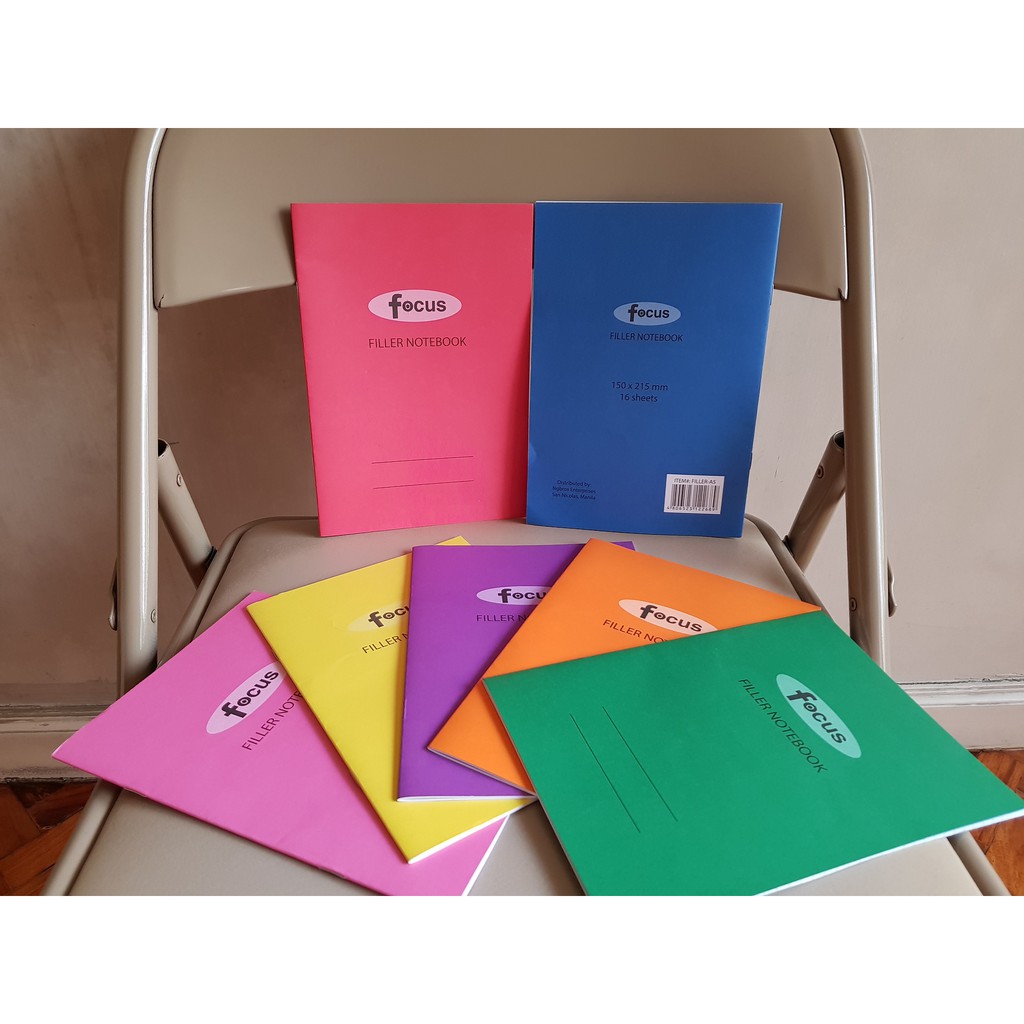 Focus Filler Notebook [A5] [1025pcs] Shopee Philippines