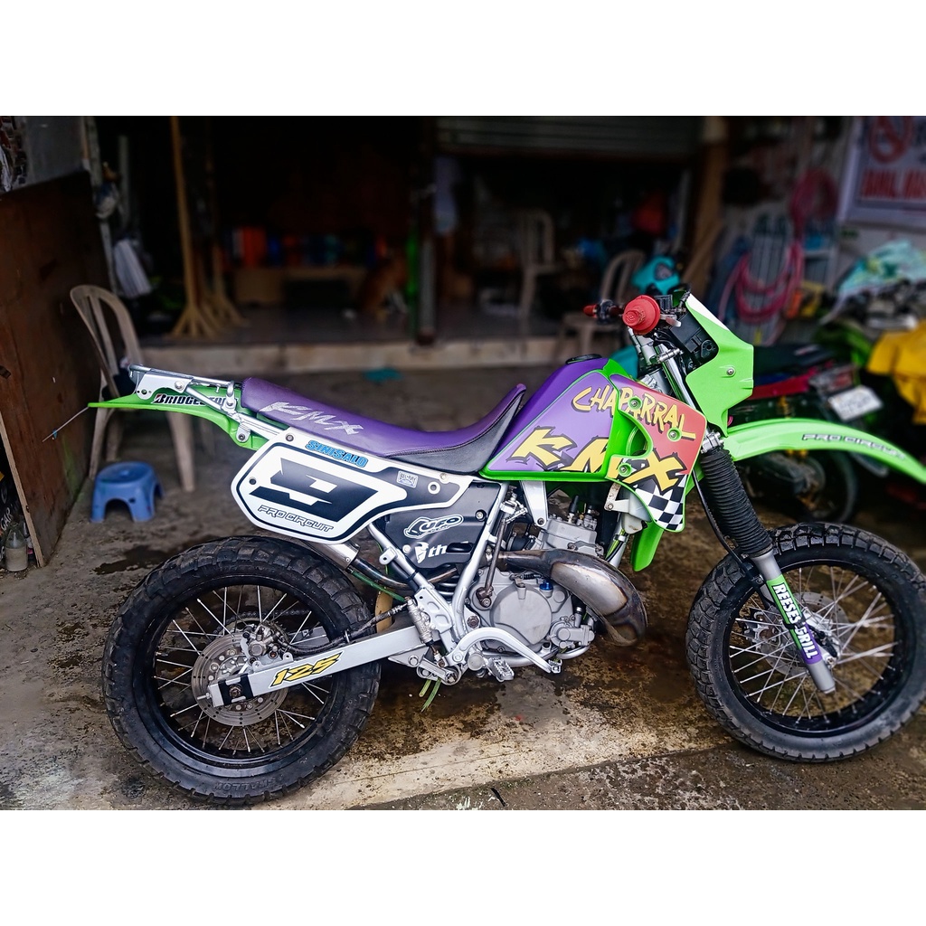 KAWASAKI KMX 125 FULL DECAL KIT( FULLY LAMINATED) Shopee Philippines