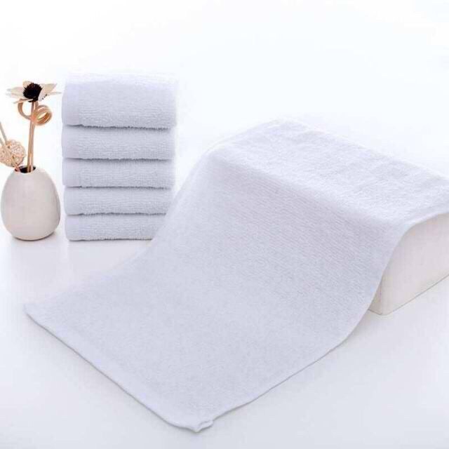 12 Pcs Cotton Hand Towel White Face Towel Shopee Philippines