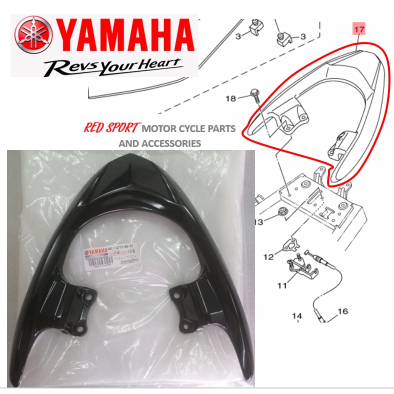 GENUINE YAMAHA GRAB BAR MIO SPORTY, AMORE (STOCK) Shopee Philippines