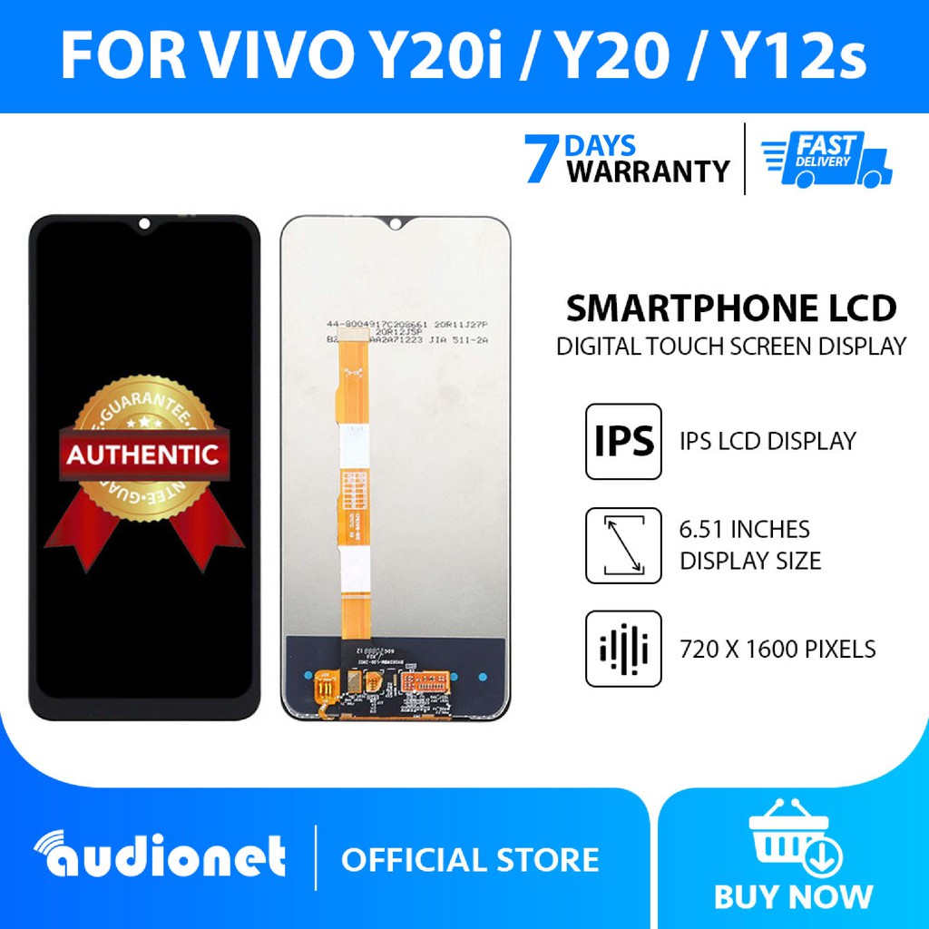 Smartphone LCD for Vivo Y20/Y20i/Y12s Digital Touch Screen Display