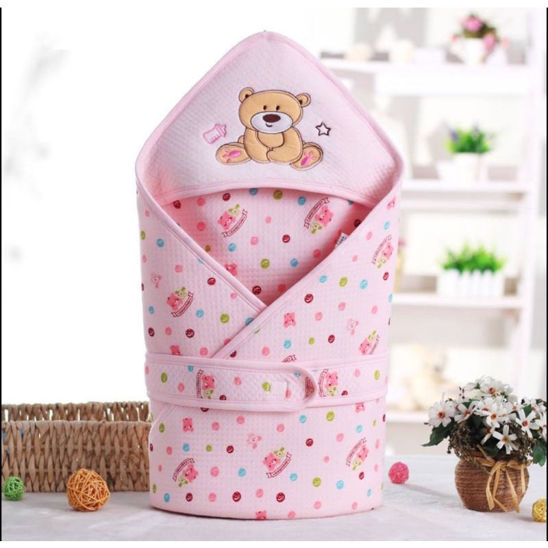 Baby Hooded Blanket Premium Receiving Blanket Thick Hooded Swaddle