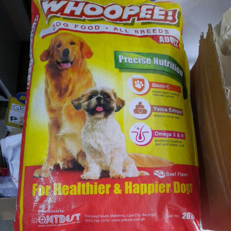 WHOOPEE! DOG FOOD for ADULT 1 kg Shopee Philippines