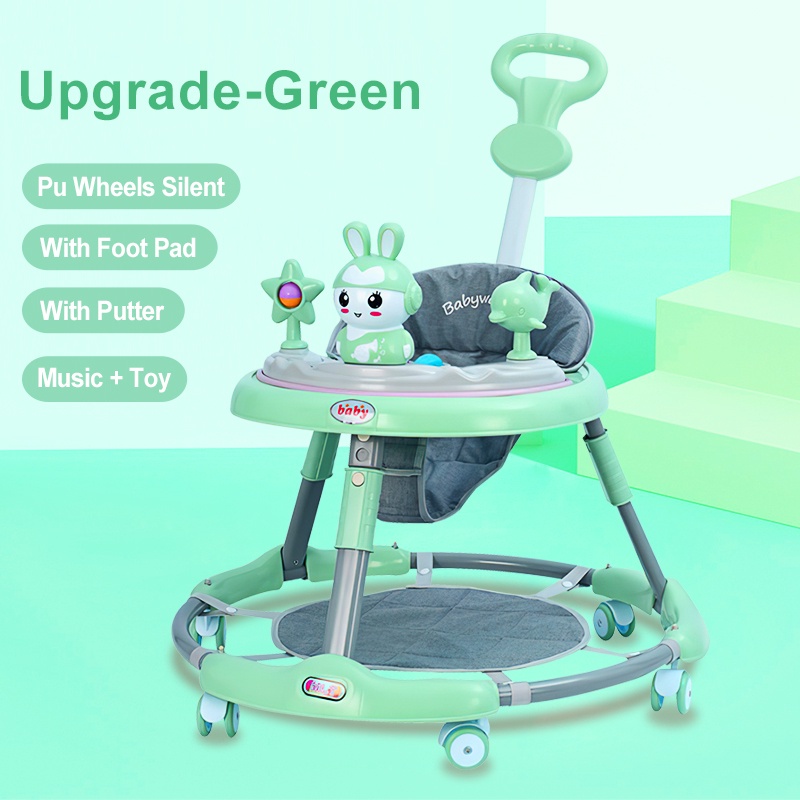 【Shipping Discount】Baby Walker With Music Sound Walker Foldable With