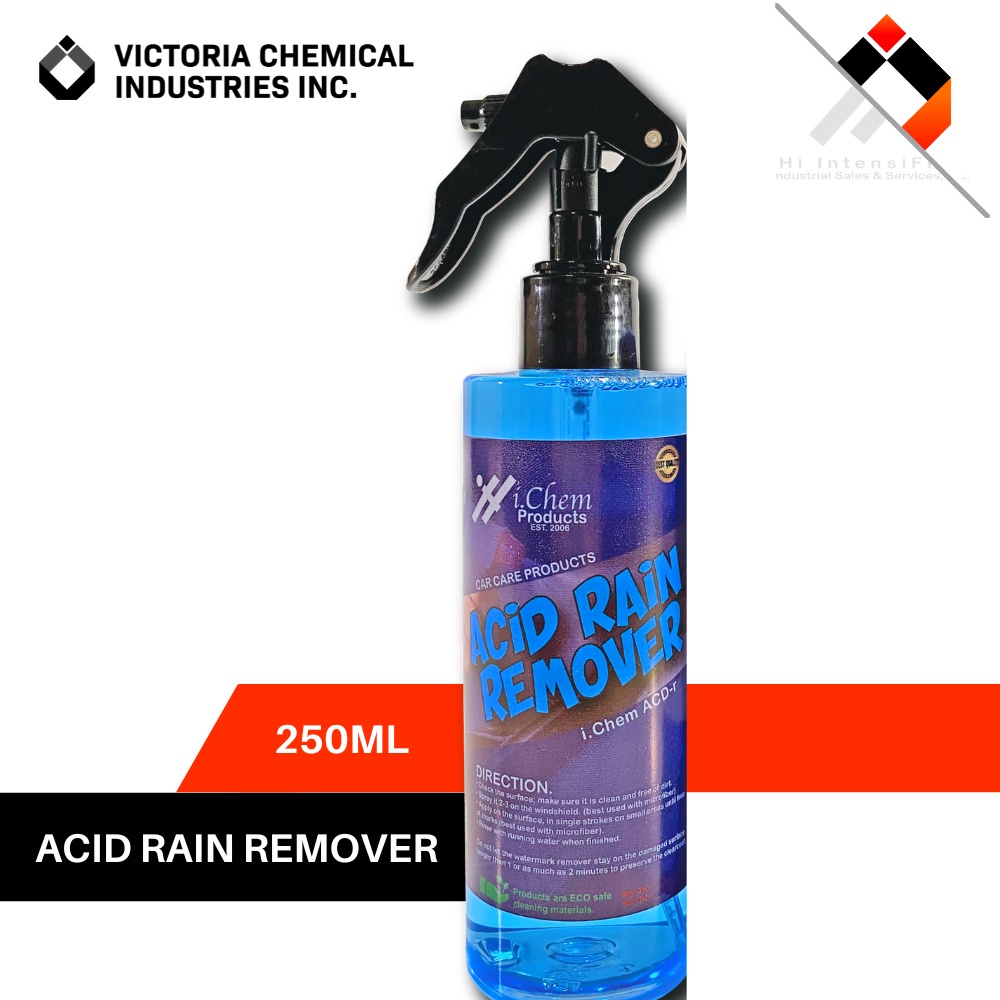 ACID RAIN REMOVER 250ml SPRAY BOTTLE (WATERMARKS REMOVER, GLASS