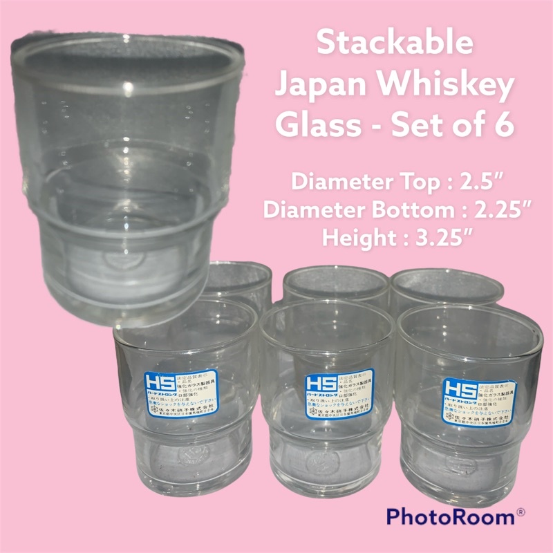 HS Drinking Glasses Set of 6 Shopee Philippines