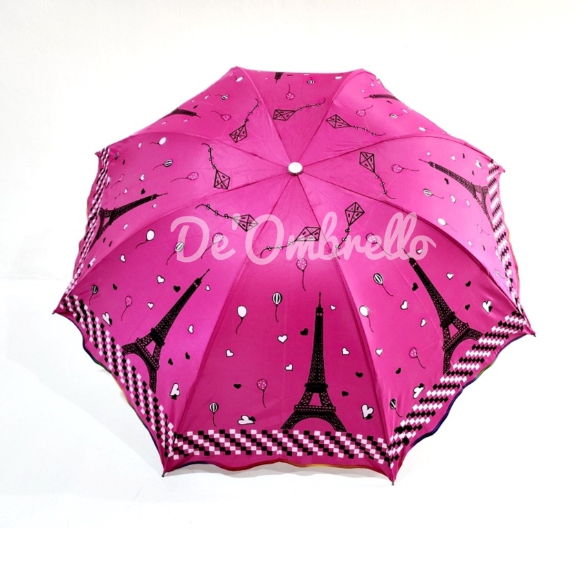 (NF14) Fancy Umbrella Paris Wave ANTI UV Pattern Shopee Philippines