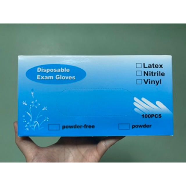 1 box Disposable Latex Gloves (100 pcs) Shopee Philippines